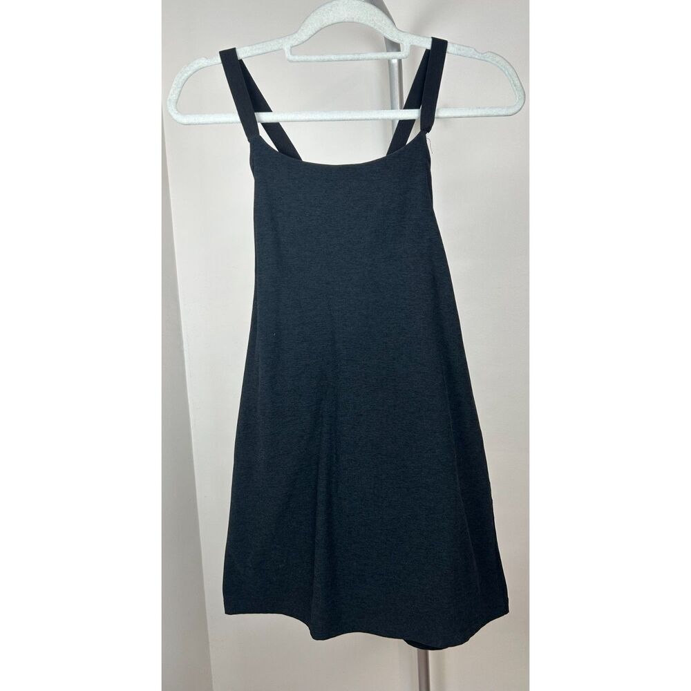 Beyond Yoga Black Mini Dress with Double Straps